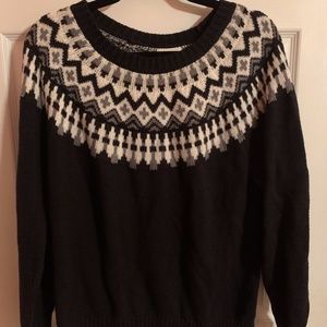 🍒3 For $35🍒 Old Navy Black Scoopneck Sweater XL